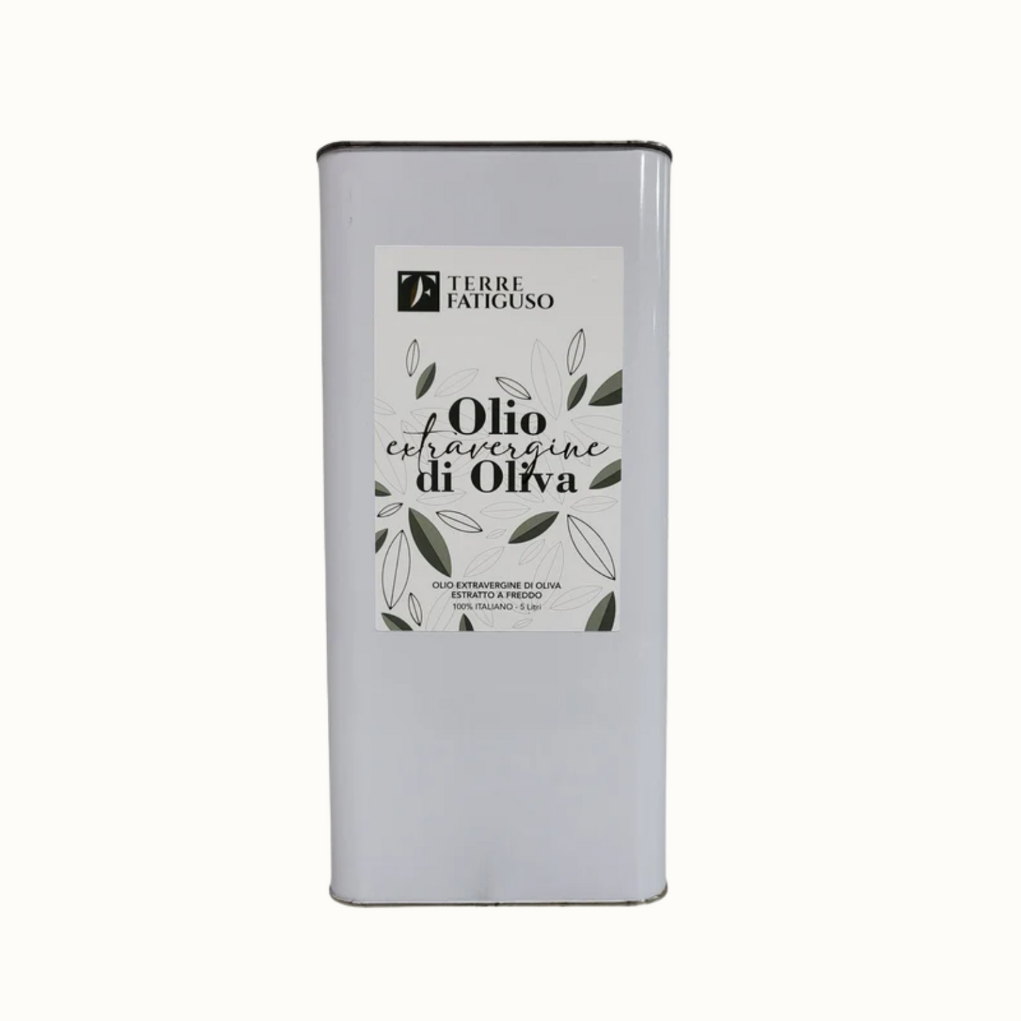 Lattina da 5 litri di Olio extra vergine di oliva Pugliese