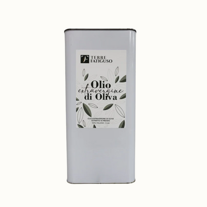 Lattina da 5 litri di Olio extra vergine di oliva Pugliese