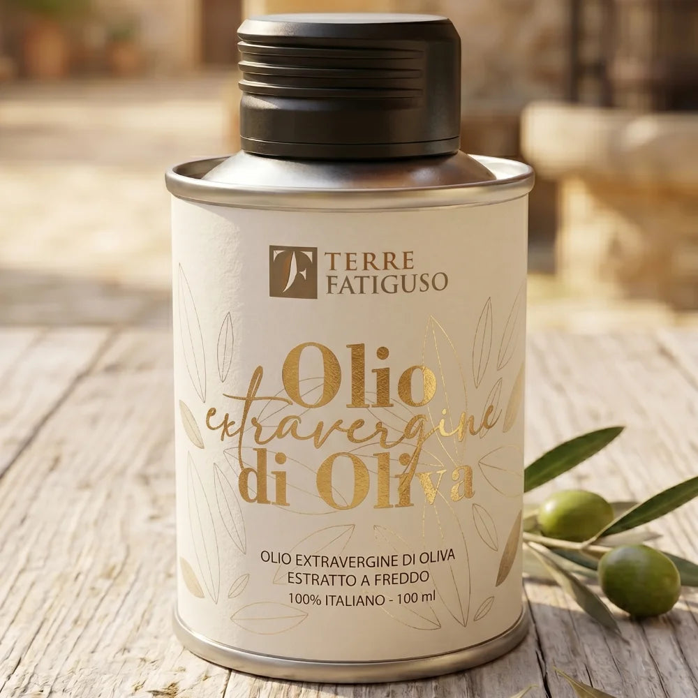 Olio Extravergine di Oliva Pugliese formato ristorante 100 ml - Terre Fatiguso