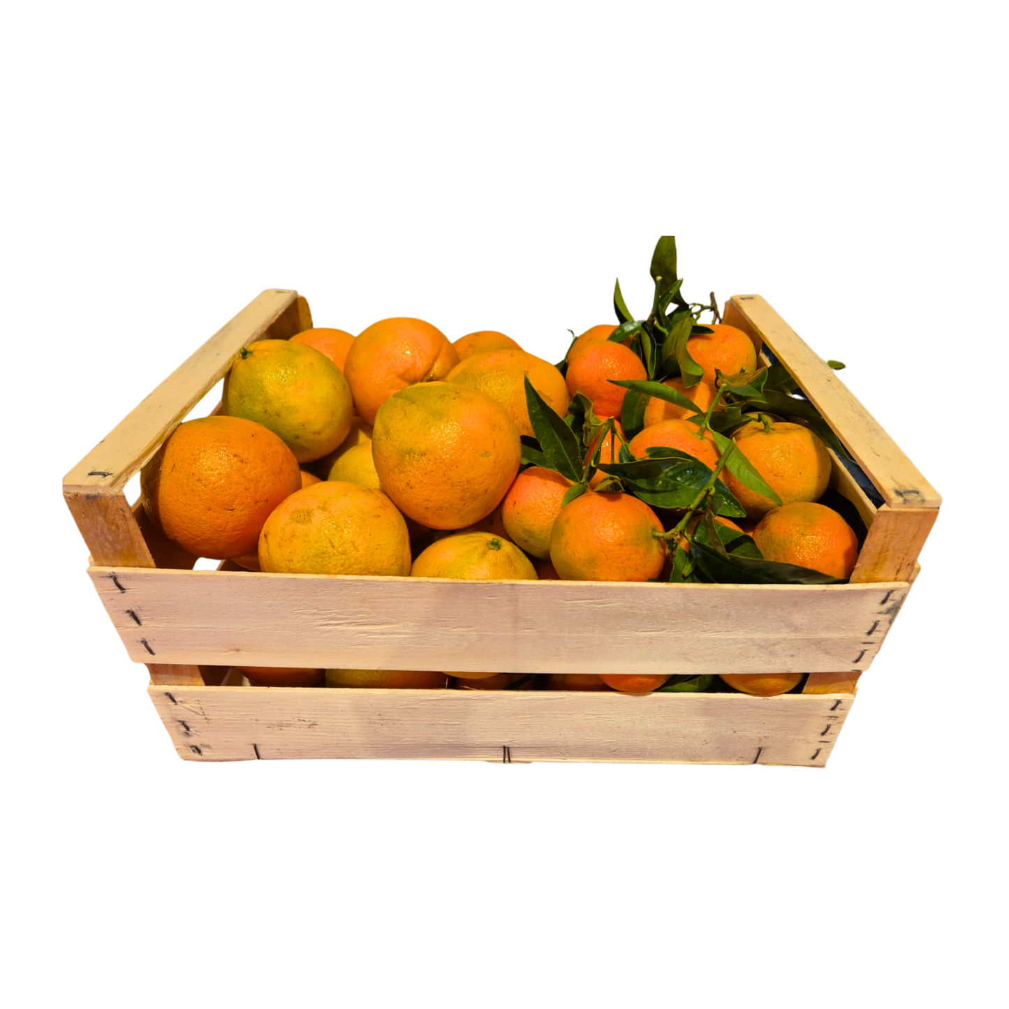 Vendita Confezione Mista di Arance Navel e Clementine Pugliesi IGP del Golfo di Taranto - Confezione da 14 kg (2,38 € al kg)