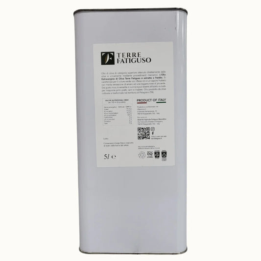 olio extravergine oliva pugliese terrefatiguso 5 litri EVO 