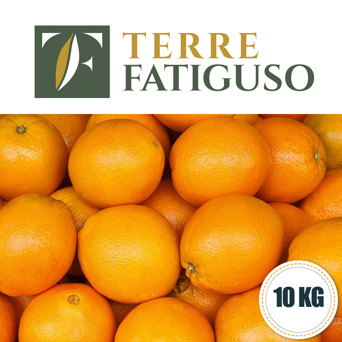 Confezione da 10 kg di Arance Navel da Tavola Pugliesi  (2,00€ AL KG.)